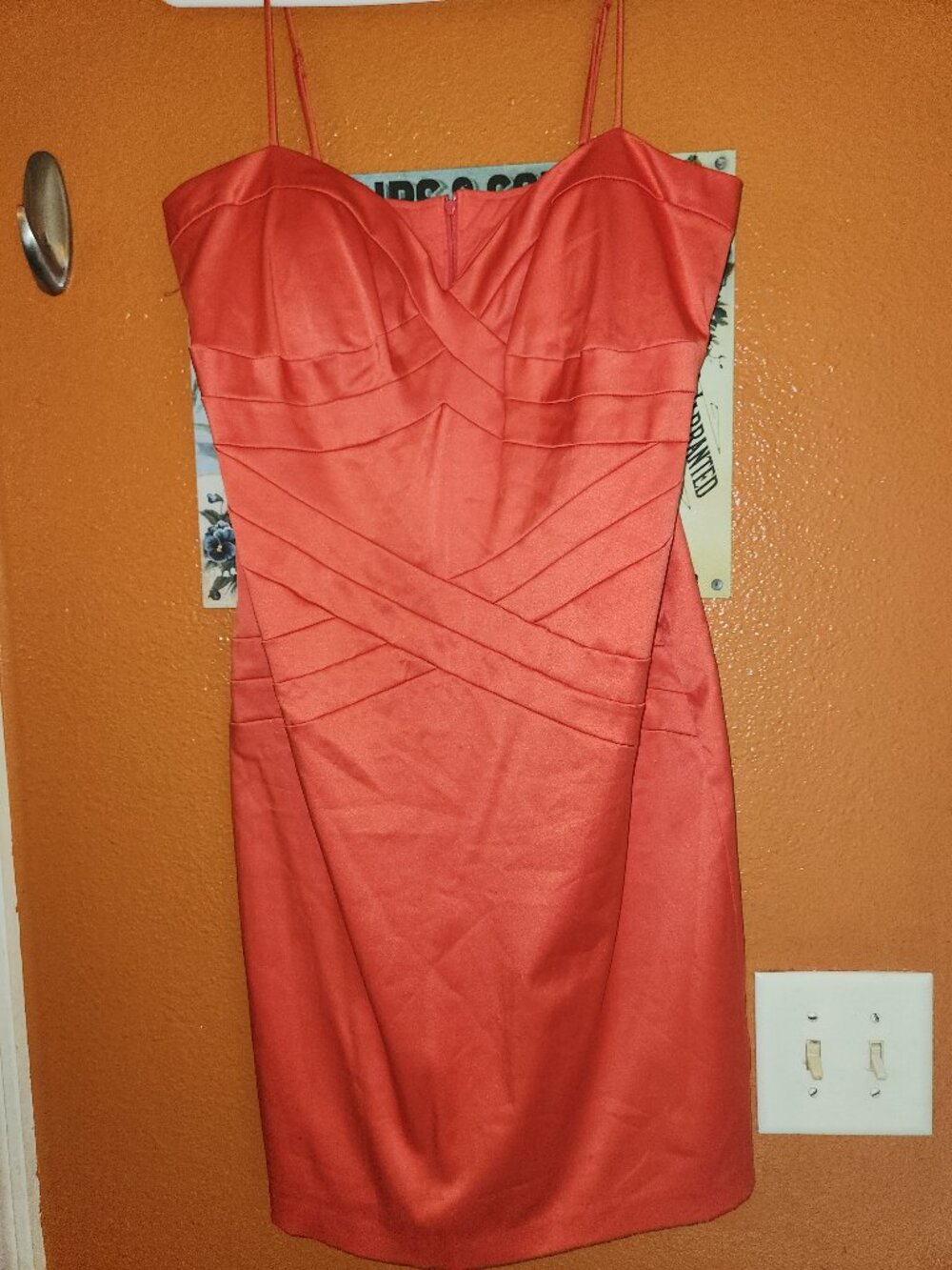 Coral Cocktail Dress